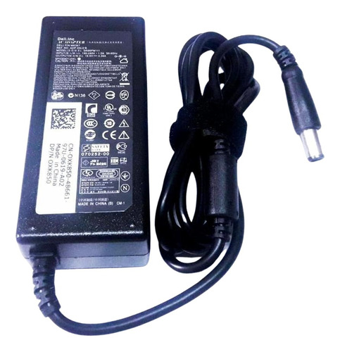 Cargador Dell Pa21 Pa12 19.5v 3.34a Pin 7.4*5.0mm Original 