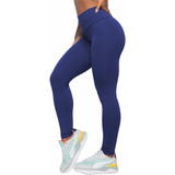 Calça Legging Suplex Cós Alto Leg Zero Transparência