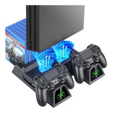 Oivo Soporte Vertical Para Ps4/ps4 Pro/ps4 Slim Cooler