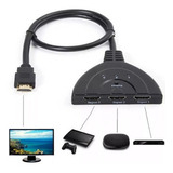 Hub Hdmi Switch 3x1 Adaptador Cabo 3 Entradas E 1 Saída Tope