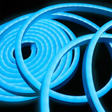 Fita Neon Led 5m 12v Corte 2,5cm Flexivel Alto Brilho Cor Da Luz Azul Gelo