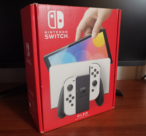 Consola Nintendo Switch Oled Color Blanco Completa Impecable