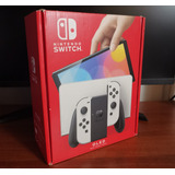 Consola Nintendo Switch Oled Color Blanco Completa Impecable