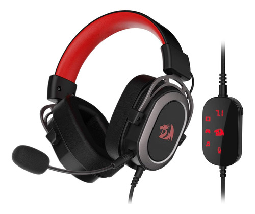 Diadema Gamer Redragon H710 Pro Tecnología 7.1 Inmersiva