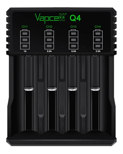 Vapcell Q4 Charger Cargador Universal De Baterias De Litio
