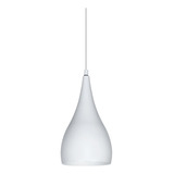 Lámpara Colgante Prasino Gota Blanco Moderno Deco Living 220v