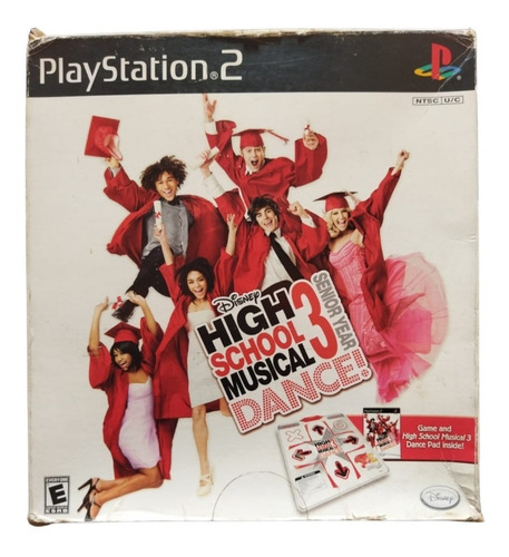 Playstation2 Video Game Y Tapete Highschool Musical 3 Dance 