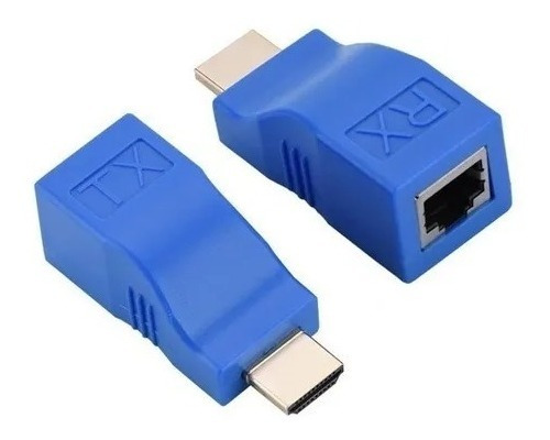 Extensor Hdtv A Ethernet Rj45 Cat5-e/6, 1080p, Hasta 30 Mts