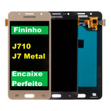 Tela Display Frontal Touch Para Samsung J7 2016 J710 Oled 