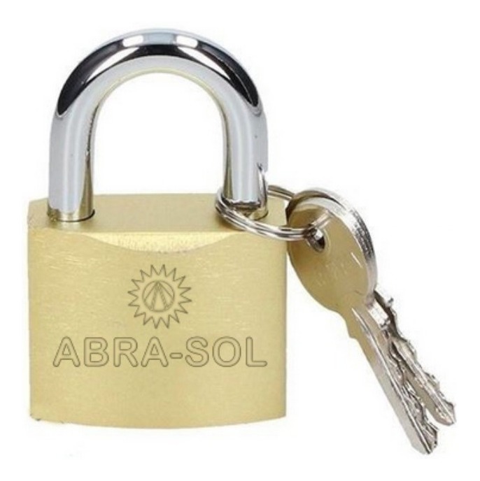CANDADO DE 63MM TRABA SIMPLE - ABRASOL