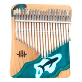 Z Piano De Pulgar Kalimba Wood Cancionero De 21 Horas Con X