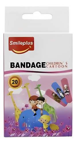 Parche Curita Infatil C/diseños Caja 20 Unidades - Smileplus