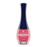 Combo Esmalte Vogue Fantastic Color Rosa + Base Endurecedora