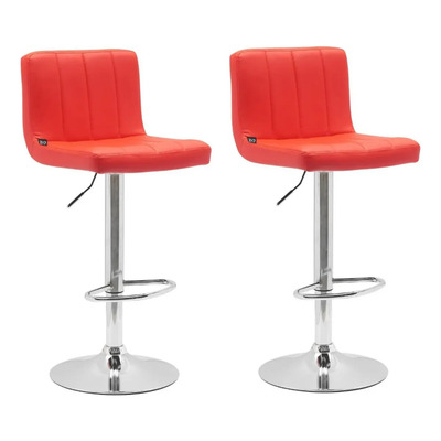 Banco Eke Life Home 8152 color rojo de 105cm de alto x 2u | Envío gratis
