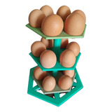 Organizador De Huevos Impreso En Plástico Petg