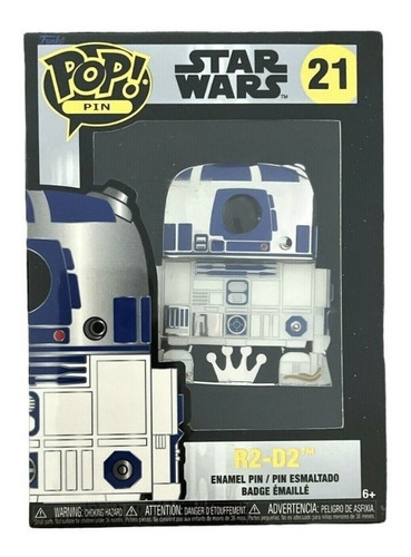 Funko Pop Pins Figura R2-d2 Star Wars 21 Coleccion Metal Ed