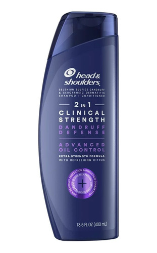 Head And Shoulders Clinical Shampoo Oil Control 400ml 2 En 1