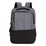 Mochila Espalda Tiempo Libre Elf Gris Portanotebook 3636b