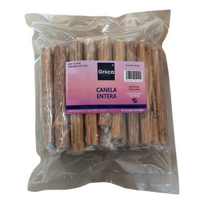 Canela Entera Ceylan 250 Grs. | MercadoLibre
