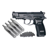 Pistola Asg Bersa Thunder 9 Pro 4.5mm + Garrafas + Balines