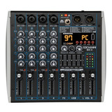 Gochanmi Mx4 Mezcladora Audio Mixer 4canales 99 Efectos Dsp