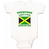 Body Mujer Bebé Custom Jamaicano Gracioso