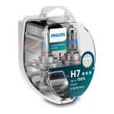 2x Ampolleta H7 55w 150% +brillo Xtremevision Pro150 Philips