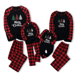 Set De Pijama De Árbol De Navidad Para Toda La Familia