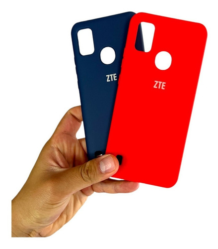 Funda Zte Blade A51 Protector Cámara Silicon Case + Mica