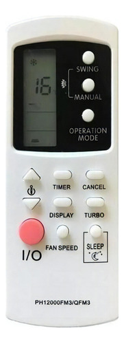Controle Ar Condicionado Philco Ph12000fm3 Paralelo