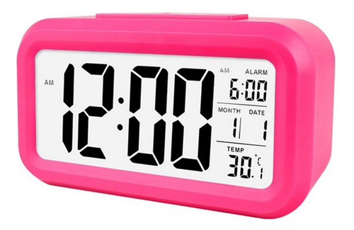 Reloj Alarma Digital Smart Fecha Temperatura Niños Noche