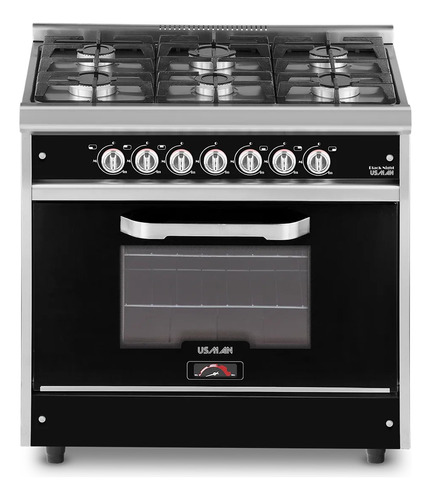 Cocina Usman Black Night 900 90cm Fundicion Selectogar