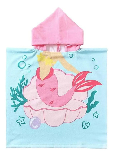 Toalla Infantil Salida De Baño Con Gorro Niño Y Niña