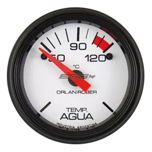 Temperatura De Agua 52mm 12v Orlan Rober Blanca Egs 425