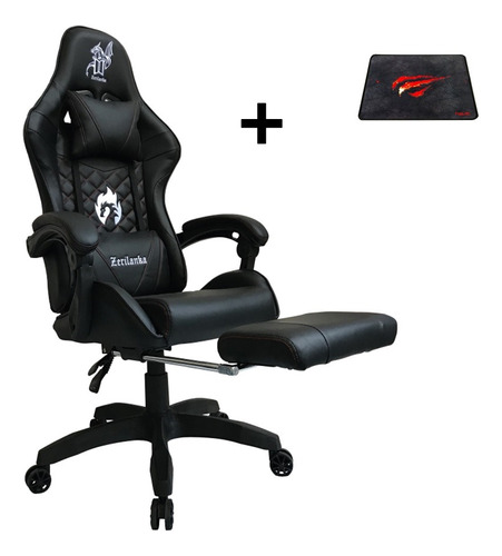 Silla Gamer Pc Ideal Para Video-juegos Pro-gaming Negra