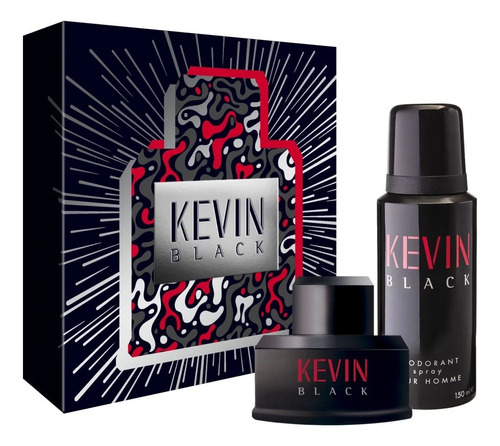  Estuche Kevin Black Edt 60ml + Deo150 Ml 