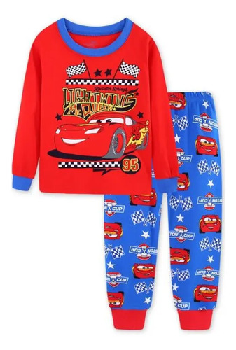 Conjuntos De Pijama Para Niños Y Niñas Lightning Mcqueen