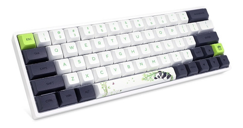 Teclado Skyloong Sk64 Optico 60% Gateron Yellow Gsa Panda