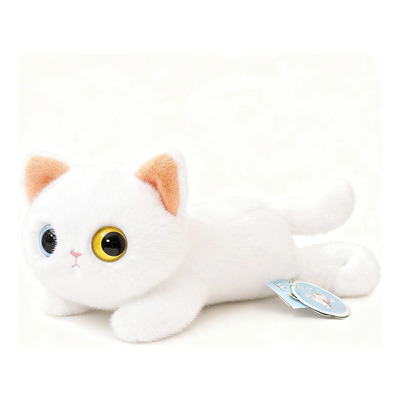 Peluche Gato Ojos Grandes Tipo Ragdoll 20cm | Envío gratis