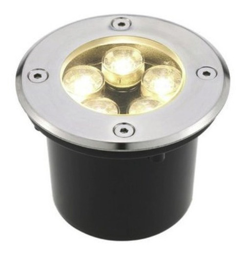 Balizador Luminária Led Chão Piso Jardim 5w Embutir Solo