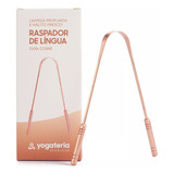 Raspador Limpador De Língua Ayurveda De Cobre Puro 100%