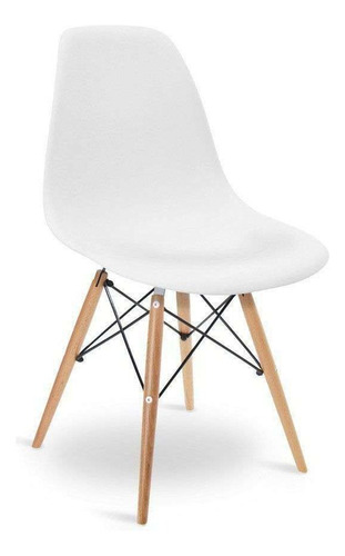 Cadeira Charles Eames Wood Design Eiffel Colorida