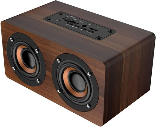 Voltstech Altavoz Bluetooth Retro De Madera, Combinación De 