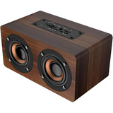 Voltstech Altavoz Bluetooth Retro De Madera, Combinación De 