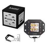 Kit 4 Farol Milha Led 18w Embutir Auxiliar Neblina Veiculos