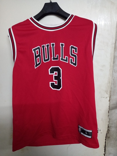 Camiseta Bulls Wade Nba Original,  Traída De Usa. Talle L.