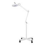 Lampara Lupa Con Luz Led Pedestal Rueda Cosmetologia