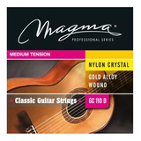 Cuerdas Guitarra Criolla Clásica Magma Tensión Media Gc110d