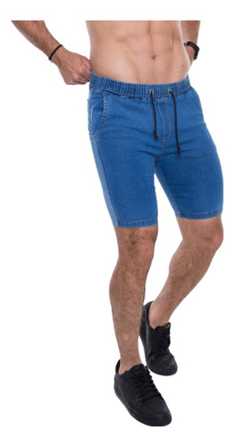 Bermuda Pantalon Hombre Corto Jogger Elastizado Chupin Moda