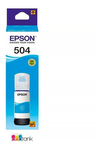 Botella Tinta Epson 504 T504 Color Original L4150 4160 6161 